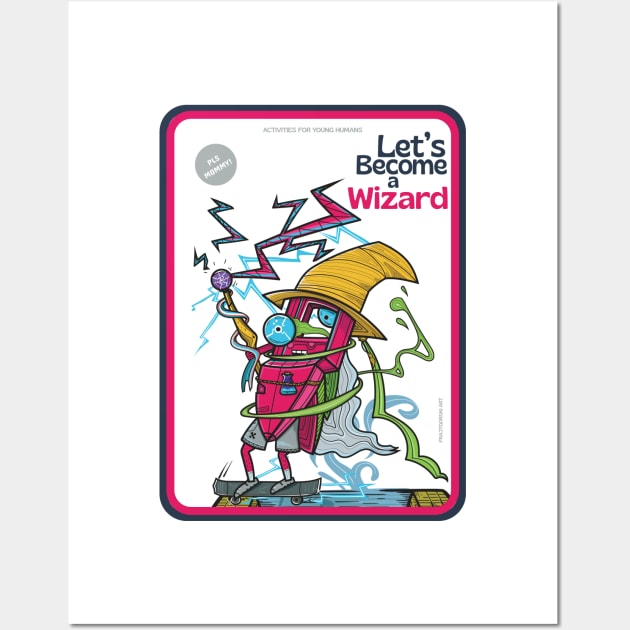 Let's become a wizzard ver 2 Wall Art by Frajtgorski